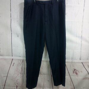 Fellini Uomo Men's Navy Blue Dress Pants 38x30.5 F